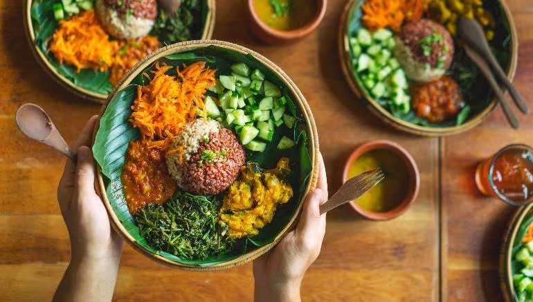 Sattvic yogic food